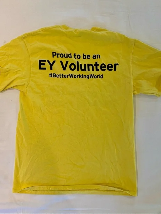 EY Yellow Logo Tee - "I'm building a better working world" - Picture 2 of 2
